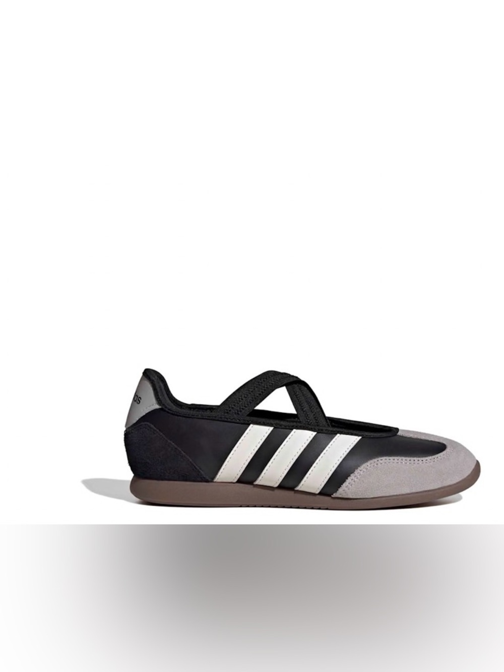 adidas Black and White barreada Mary Jane ballet Style Sneakers - Picture 2 of 10